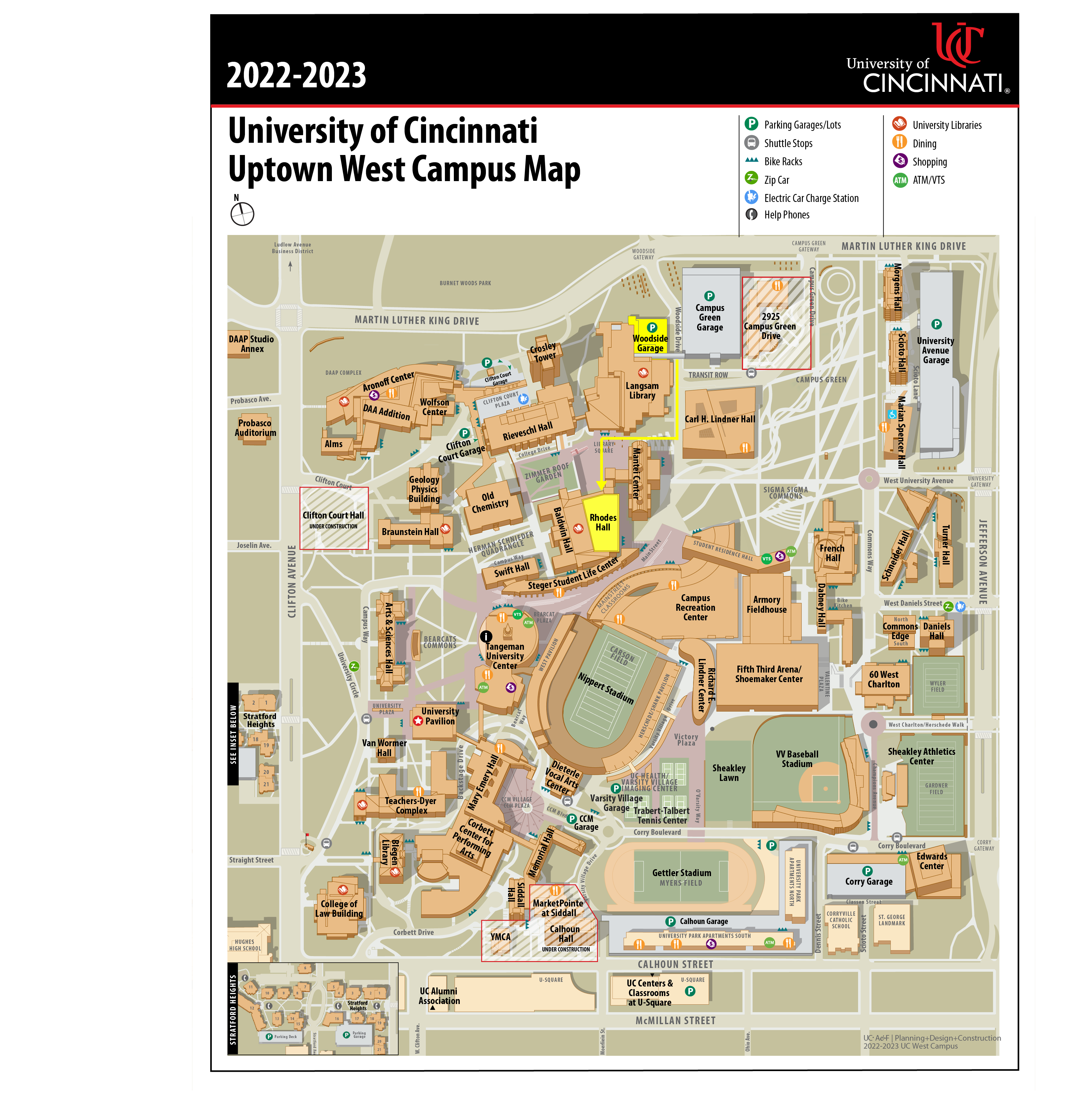 Map of Campus West